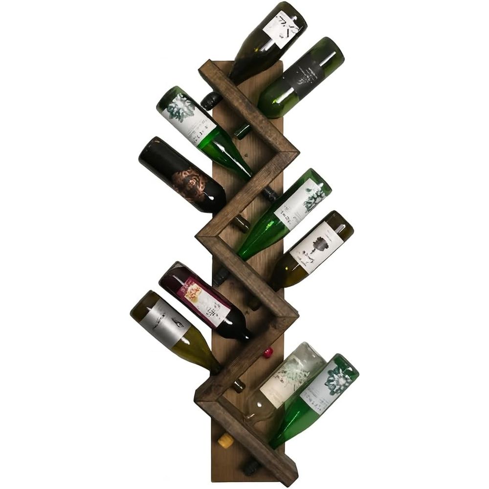 Wine Rack Wall Mount - 벽걸이형 나무 와인랙