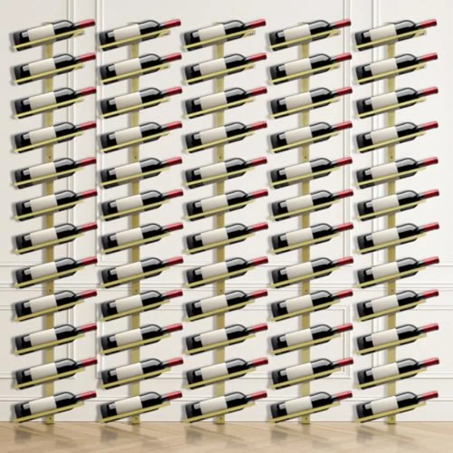 Wine Rack Wall Mount - 벽걸이형 12단 와인랙 (식당, 주방, 홈바,