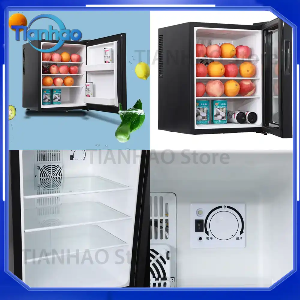 Wine Beer Fridge Small - 미니 냉장고 40L 유리문 냉장고, 맥주,