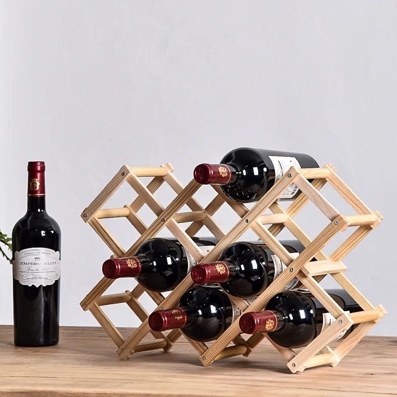 Wine Rack Wall Mount - 쌓을 수 있는 와인 보관 선반