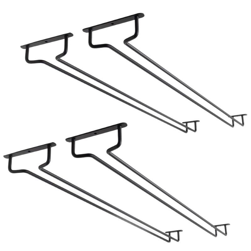 【S】1PC 블랙 벽걸이 와인잔 홀더, 캐비닛 아래 걸 - Wine Rack Wall Mount 리뷰 및 가격