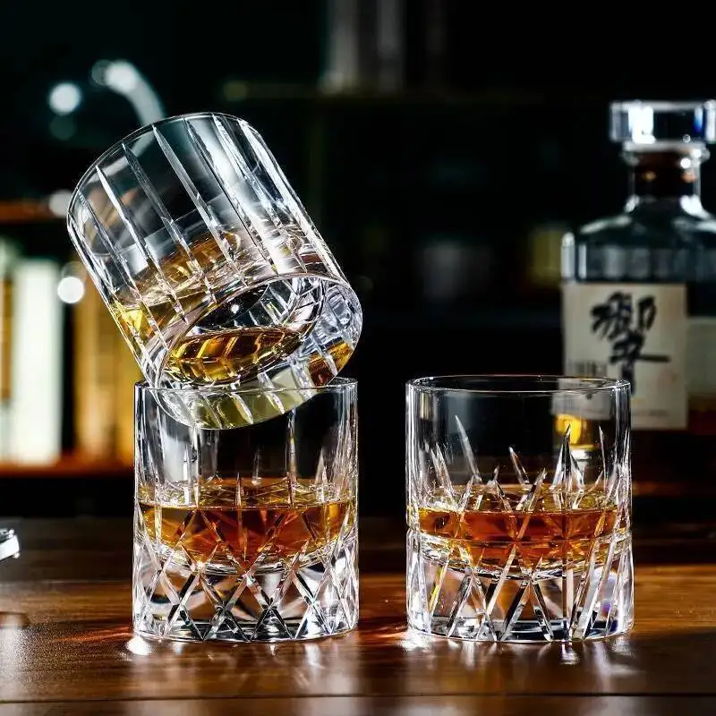 250ml 투명 조각 위스키 크리스탈 컵 올드 패션드  - Wine Xo 리뷰 및 가격