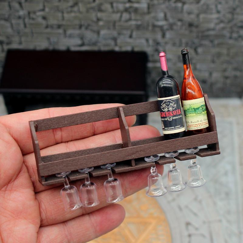 1 세트 인형 집 장난감 시뮬레이션 벽 마운트 와인 랙 - Wine Rack Wall Mount 리뷰 및 가격