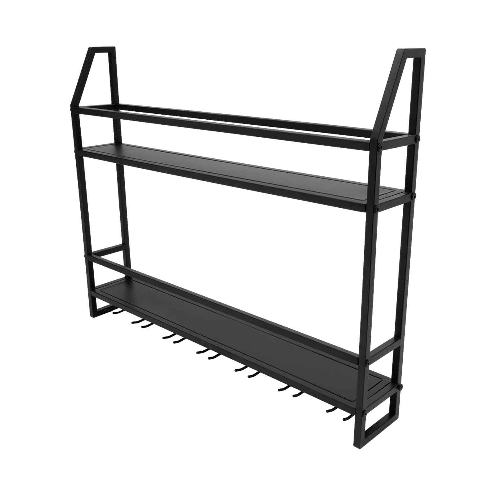 이중 레이어 와인랙 벽걸이 유리잔 홀더 선반 정리대 7 - Wine Rack Wall Mount 리뷰 및 가격