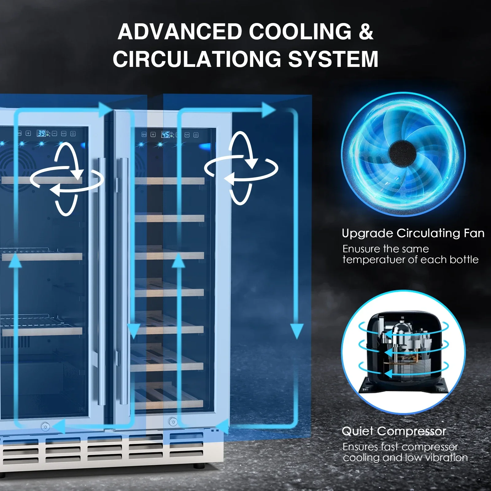 Wine and Beverage Refrigerator - Wine Beer Dual Zone 리뷰 및 가격