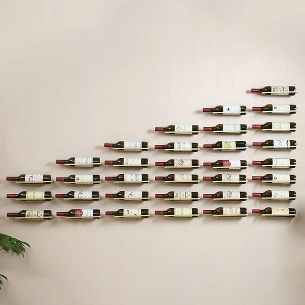 벽걸이형 금속 와인랙 블랙/골드 와인병 홀더, 유용한  - Wine Rack Wall Mount 리뷰 및 가격