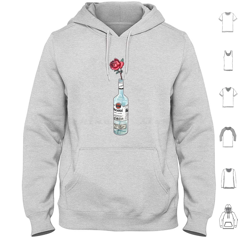 럼 바카디 플라워 아트워크 후디 코튼 긴팔 럼 바카디  - Beer Wine Gin 리뷰 및 가격