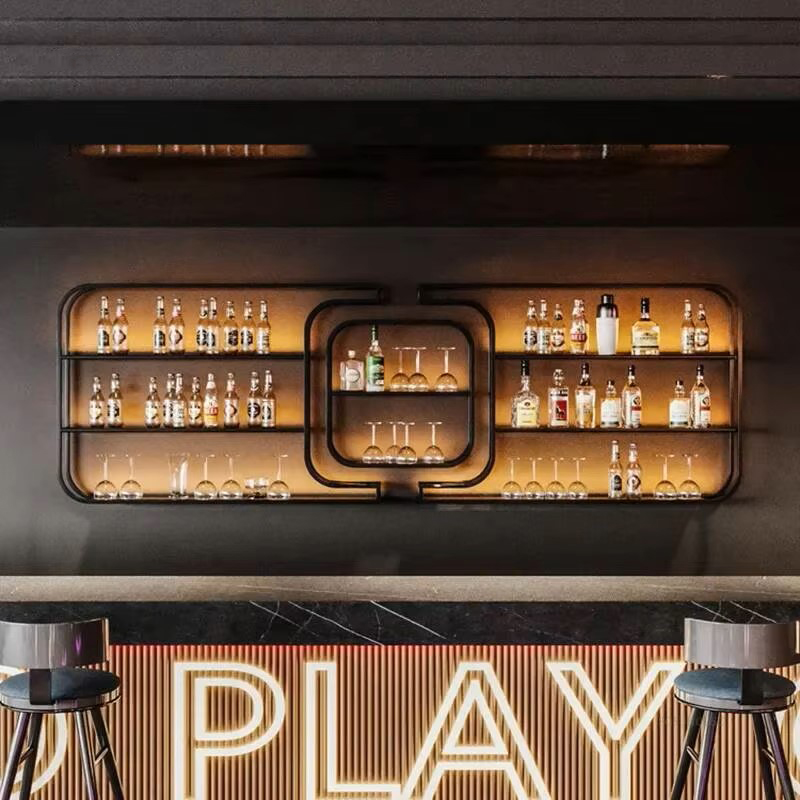 심플한 철제 와인 랙 바 카운터 디자이너 디스플레이 캐 - Wine Rack Wall Mount 리뷰 및 가격
